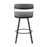 5565-29GY Swivel Pub Height Chair, Set of 2 - 5565-29GY