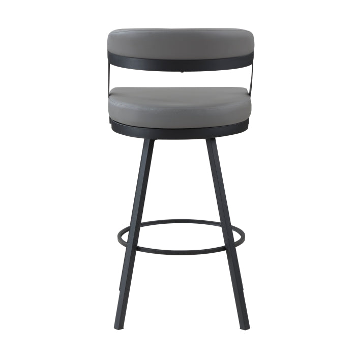5565-29GY Swivel Pub Height Chair, Set of 2 - 5565-29GY