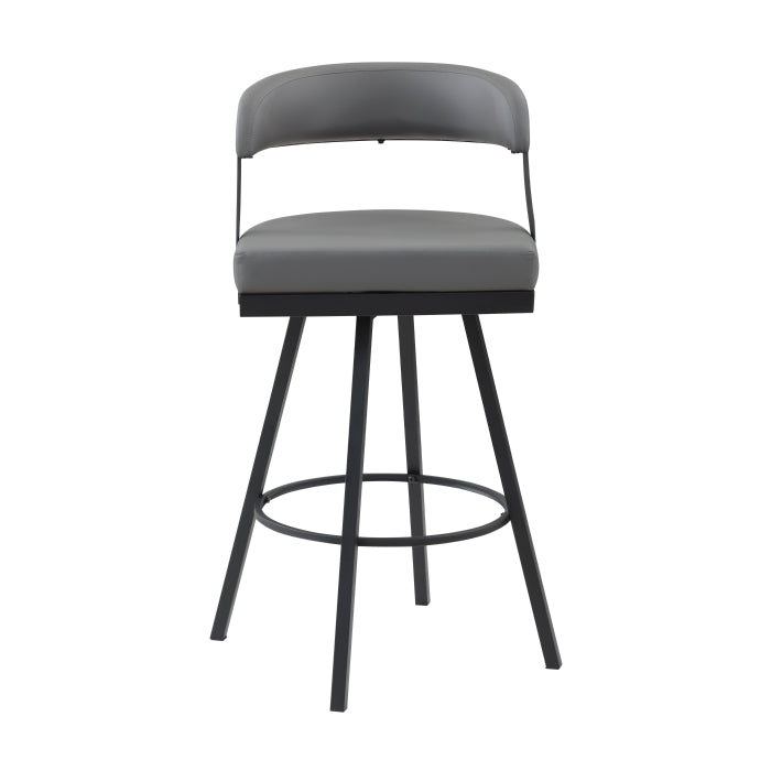5565-29GY Swivel Pub Height Chair, Set of 2 - 5565-29GY