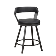 5566-24BK3A Swivel Counter Height Chair, Set of 2 - 5566-24BK3A