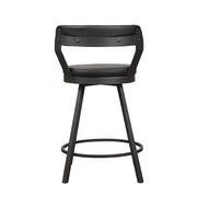 5566-24BK3A Swivel Counter Height Chair, Set of 2 - 5566-24BK3A