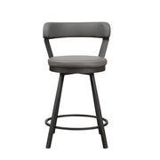 5566-24GY3A Swivel Counter Height Chair, Set of 2 - 5566-24GY3A