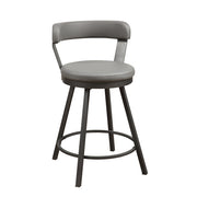 5566-24GY3A Swivel Counter Height Chair, Set of 2 - 5566-24GY3A