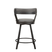 5566-24GY3A Swivel Counter Height Chair, Set of 2 - 5566-24GY3A