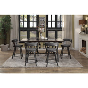 5566-24GY3A Swivel Counter Height Chair, Set of 2 - 5566-24GY3A