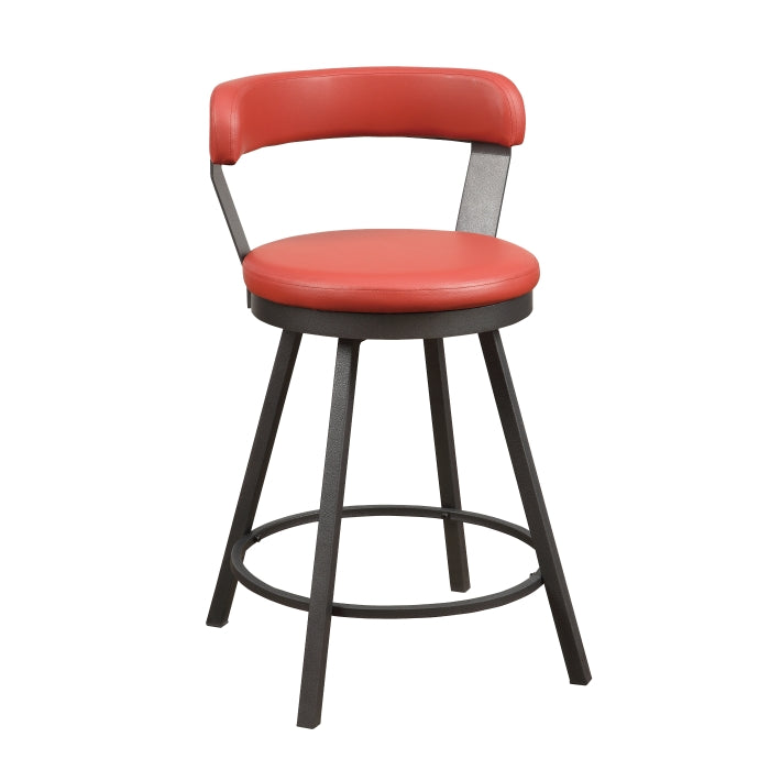 5566-24RD3A Swivel Counter Height Chair, Set of 2 - 5566-24RD3A