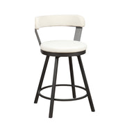 5566-24WT3A Swivel Counter Height Chair, Set of 2 - 5566-24WT3A