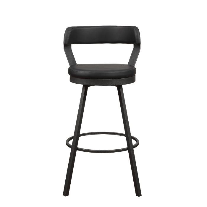 5566-29BK3A Swivel Pub Height Chair, Set of 2 - 5566-29BK3A