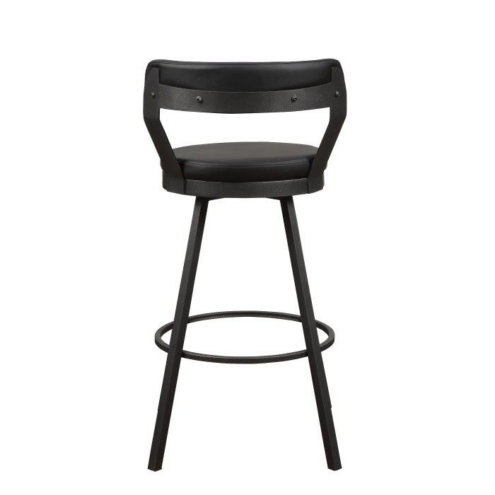 5566-29BK3A Swivel Pub Height Chair, Set of 2 - 5566-29BK3A