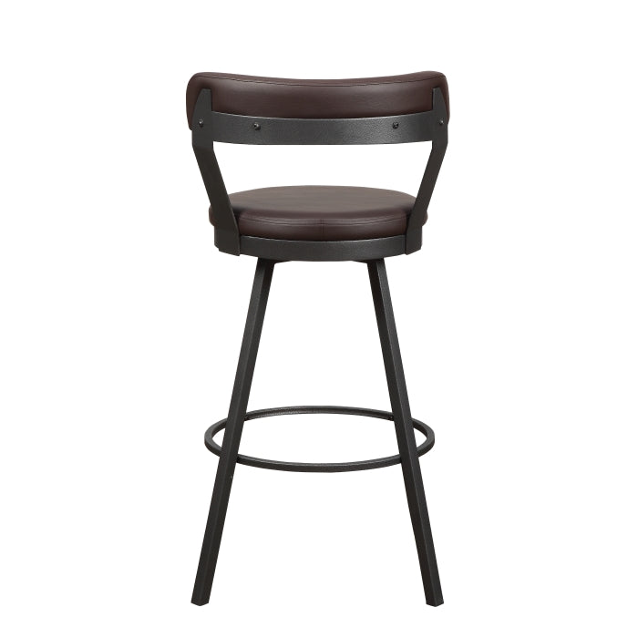 5566-29BR3A Swivel Pub Height Chair, Set of 2 - 5566-29BR3A