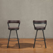 5566-29BR3A Swivel Pub Height Chair, Set of 2 - 5566-29BR3A