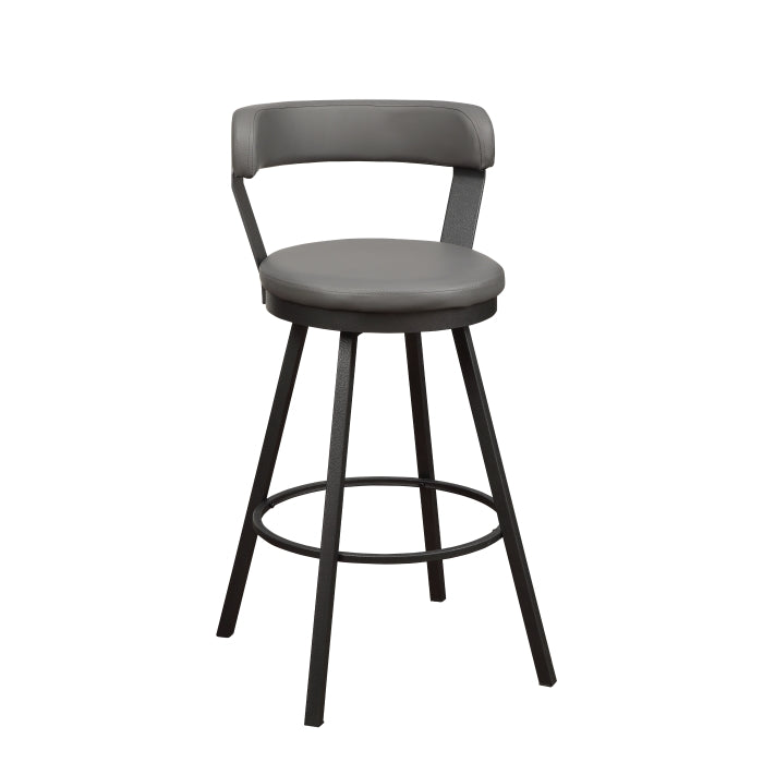 5566-29GY3A Swivel Pub Height Chair, Set of 2 - 5566-29GY3A