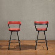 5566-29RD3A Swivel Pub Height Chair, Set of 2 - 5566-29RD3A