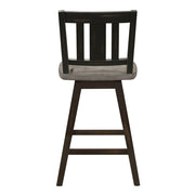 5602-24BKS2 Swivel Counter Height Chair, Set of 2 - 5602-24BKS2