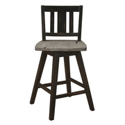 5602-24BKS2 Swivel Counter Height Chair, Set of 2 - 5602-24BKS2