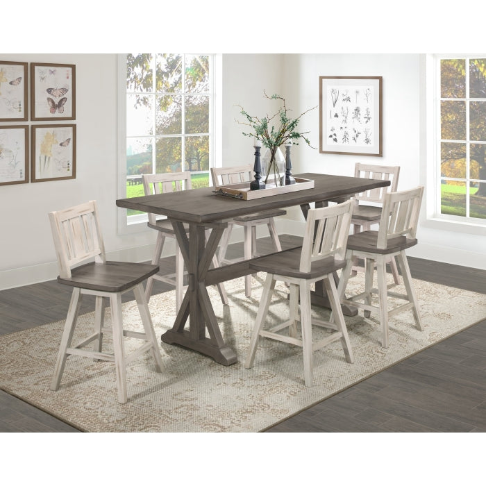 5602-24WTS2 Swivel Counter Height Chair, Set of 2 - 5602-24WTS2