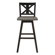 5602-29BK Swivel Pub Height Chair, Set of 2 - 5602-29BK