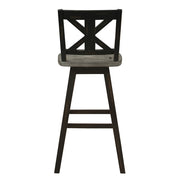 5602-29BK Swivel Pub Height Chair, Set of 2 - 5602-29BK