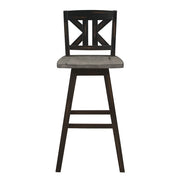 5602-29BKS1 Swivel Pub Height Chair, Set of 2 - 5602-29BKS1