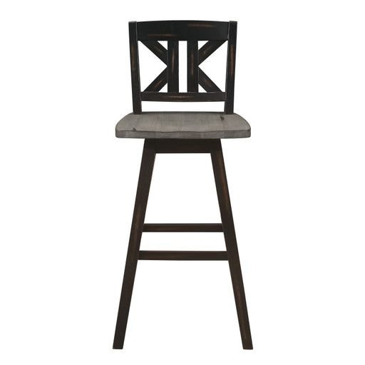 5602-29BKS1 Swivel Pub Height Chair, Set of 2 - 5602-29BKS1