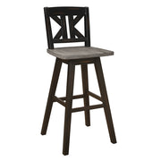 5602-29BKS1 Swivel Pub Height Chair, Set of 2 - 5602-29BKS1