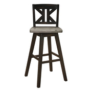 5602-29BKS1 Swivel Pub Height Chair, Set of 2 - 5602-29BKS1