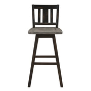 5602-29BKS2 Swivel Pub Height Chair, Set of 2 - 5602-29BKS2