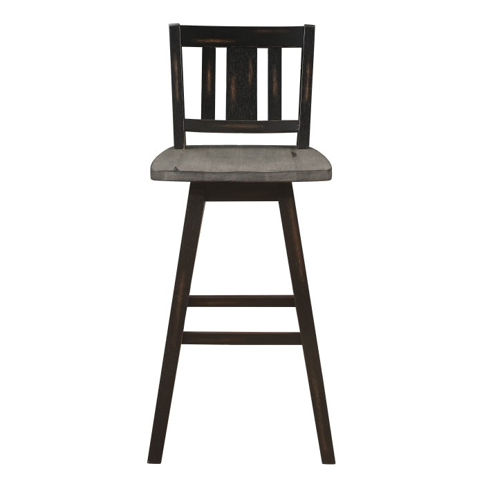 5602-29BKS2 Swivel Pub Height Chair, Set of 2 - 5602-29BKS2