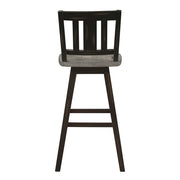 5602-29BKS2 Swivel Pub Height Chair, Set of 2 - 5602-29BKS2