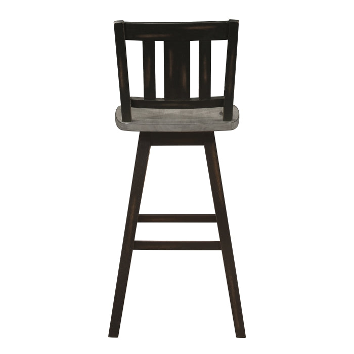 5602-29BKS2 Swivel Pub Height Chair, Set of 2 - 5602-29BKS2
