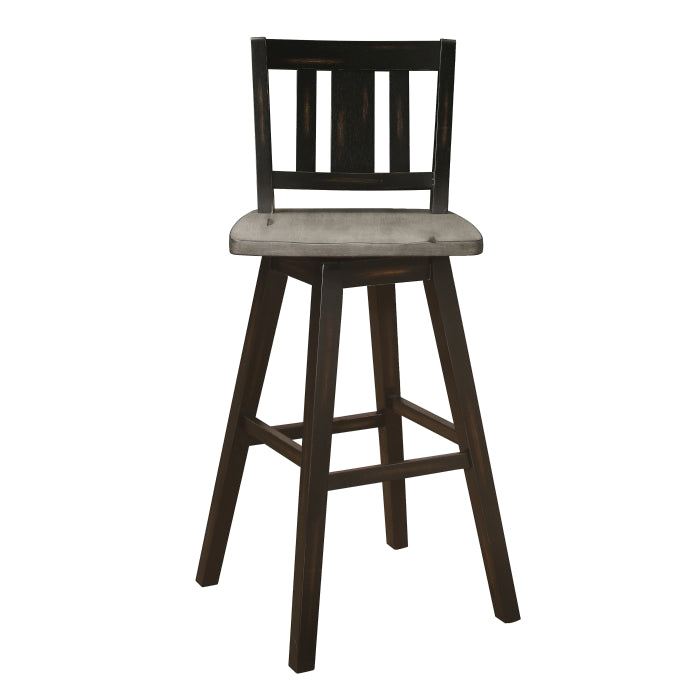 5602-29BKS2 Swivel Pub Height Chair, Set of 2 - 5602-29BKS2
