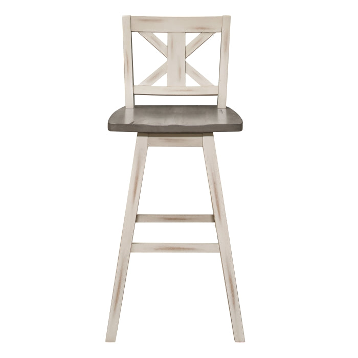 5602-29WT Swivel Pub Height Chair, Set of 2 - 5602-29WT