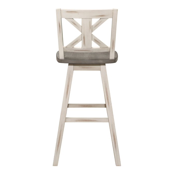 5602-29WT Swivel Pub Height Chair, Set of 2 - 5602-29WT