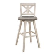5602-29WT Swivel Pub Height Chair, Set of 2 - 5602-29WT