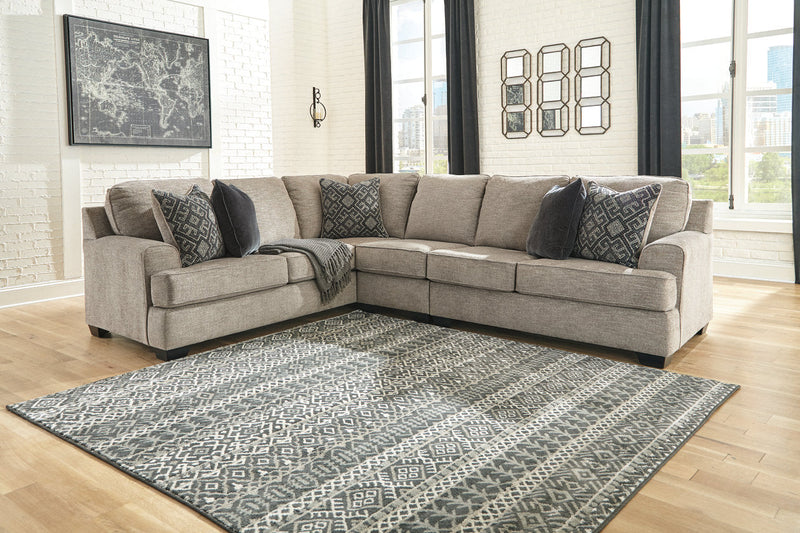 Bovarian Stone 3-Piece Sectional -  Ashley - Luna Furniture