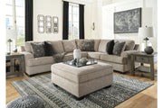 Bovarian Stone 3-Piece Sectional with Ottoman -  Ashley - Luna Furniture