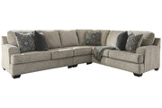 Bovarian Stone 3-Piece Sectional with Ottoman -  Ashley - Luna Furniture