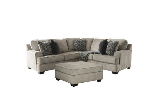 Bovarian Stone 2-Piece Sectional with Ottoman -  Ashley - Luna Furniture