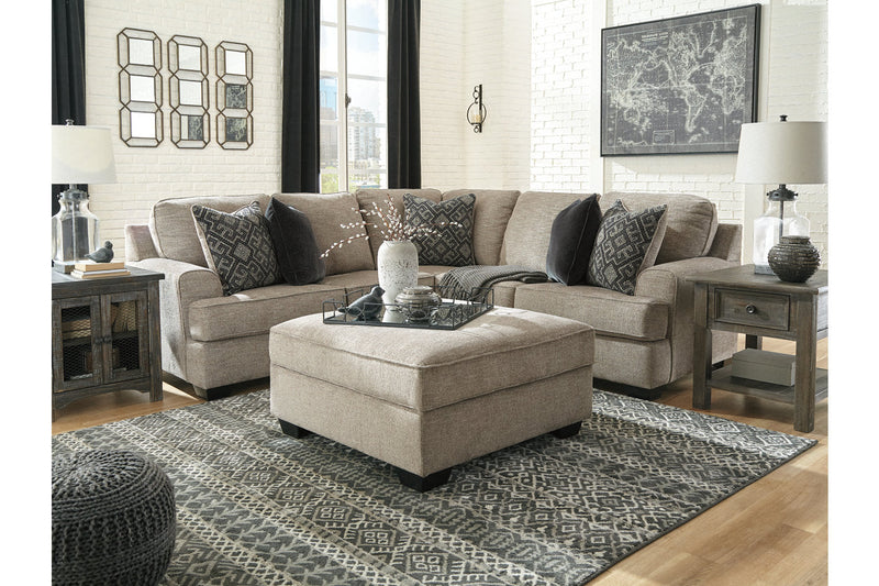 Bovarian Stone 2-Piece Sectional with Ottoman -  Ashley - Luna Furniture
