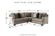 Bovarian Stone 2-Piece Sectional -  Ashley - Luna Furniture