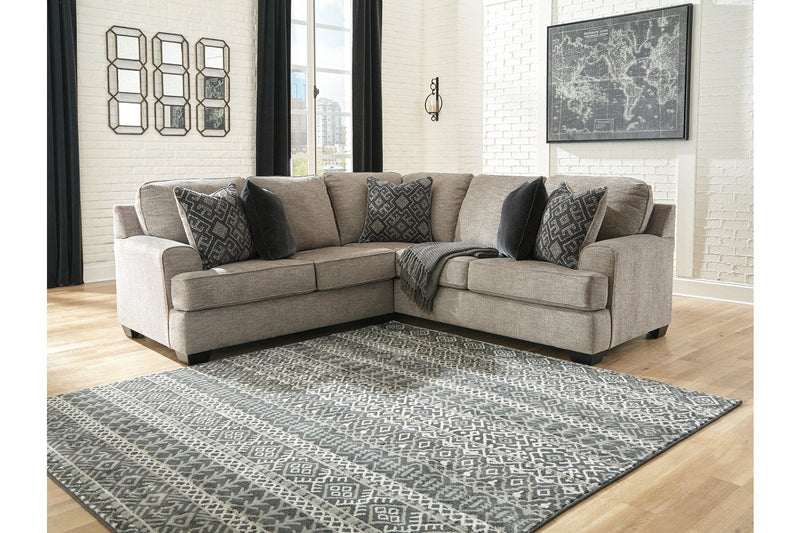 Bovarian Stone 2-Piece Sectional -  Ashley - Luna Furniture