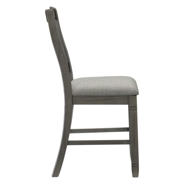 5627GY-24 Counter Height Chair, Set of 2 - 5627GY-24