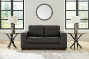 Luigi Thunder Sofa, Loveseat, Oversized Chair and Ottoman -  Ashley - Luna Furniture
