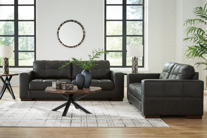 Luigi Thunder Sofa and Loveseat -  Ashley - Luna Furniture