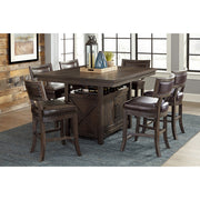 5655-36* (2)Counter Height Table with Storage Base - 5655-36*
