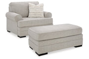 Eastonbridge  Oversized Chair and Ottoman -  Ashley - Luna Furniture