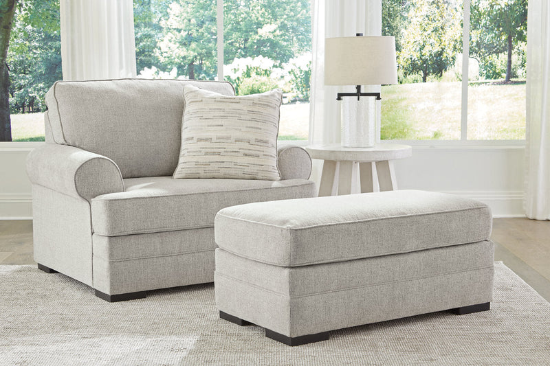 Eastonbridge  Oversized Chair and Ottoman -  Ashley - Luna Furniture
