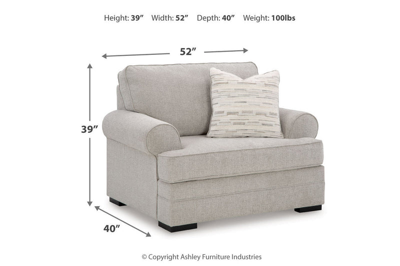 Eastonbridge  Oversized Chair and Ottoman -  Ashley - Luna Furniture