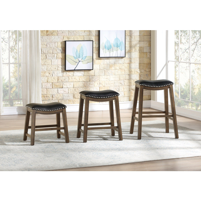5682BLK-29 29 Pub Height Stool, Black - 5682BLK-29