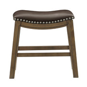 5682BRW-18 18 Dining Stool, Brown - 5682BRW-18